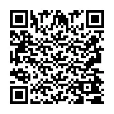 QR-code voor telefoonnummer +2693440749