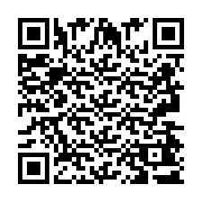 Código QR para número de telefone +2693441348