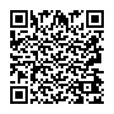 电话号码二维码 +2693442008