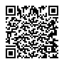 Codice QR per il numero di telefono +2693442032