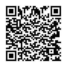Codice QR per il numero di telefono +2693442034