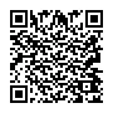 电话号码二维码 +2693442039