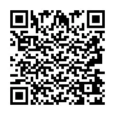 Codice QR per il numero di telefono +2693442044