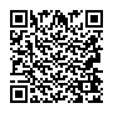 Codice QR per il numero di telefono +2693442057