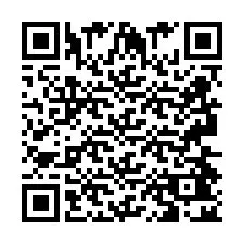 电话号码二维码 +2693442062
