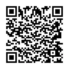 QR Code สำหรับหมายเลขโทรศัพท์ +2693442068