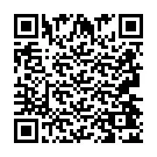 Codice QR per il numero di telefono +2693442073