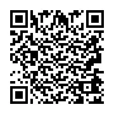 Codice QR per il numero di telefono +2693442085