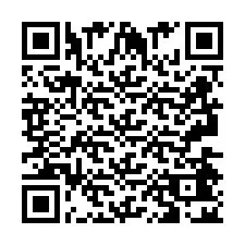 Codice QR per il numero di telefono +2693442090