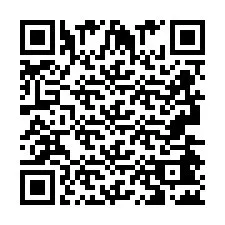 Codice QR per il numero di telefono +2693442287