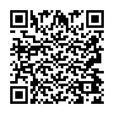 電話番号のQRコード +2693442429