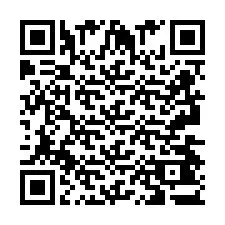 Codice QR per il numero di telefono +2693443334
