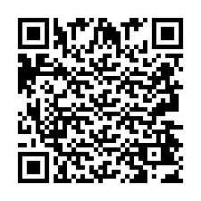 Codice QR per il numero di telefono +2693443458