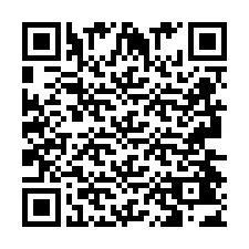 Codice QR per il numero di telefono +2693443466