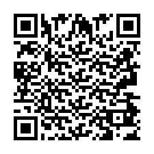 QR-code voor telefoonnummer +2693483408