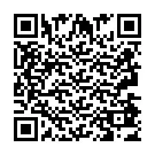 Codice QR per il numero di telefono +2693483490