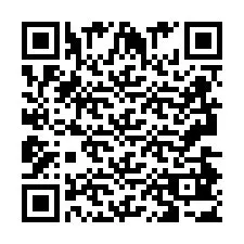 QR код за телефонен номер +2693483541