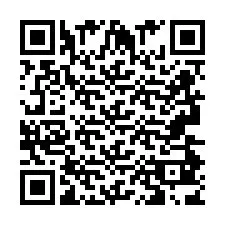 Codice QR per il numero di telefono +2693483807