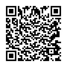 Codice QR per il numero di telefono +2693483831