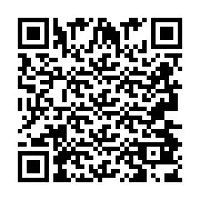 QR код за телефонен номер +2693483833