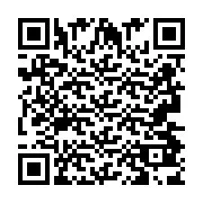 Codice QR per il numero di telefono +2693483837