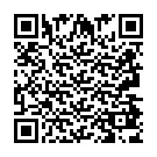 Codice QR per il numero di telefono +2693483848