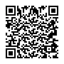 Codice QR per il numero di telefono +2693483883