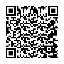 Codice QR per il numero di telefono +2693484313