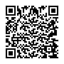 Código QR para número de teléfono +2693484348