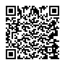 Código QR para número de telefone +2693484383