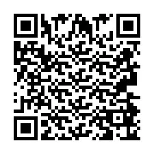 QR код за телефонен номер +2693486043