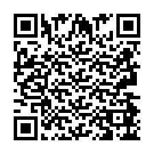 Codice QR per il numero di telefono +2693486218