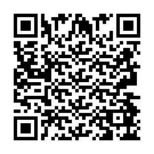 QR код за телефонен номер +2693486268