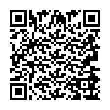 Codice QR per il numero di telefono +2693486383