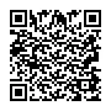 Codice QR per il numero di telefono +2693487015