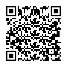 QR-code voor telefoonnummer +2693487043