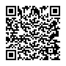 QR код за телефонен номер +2693487049