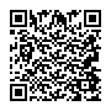 QR-code voor telefoonnummer +2693487077