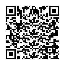 Código QR para número de telefone +2693487080