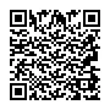 QR-koodi puhelinnumerolle +2693487103