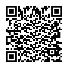 Codice QR per il numero di telefono +2693487132