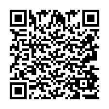 Codice QR per il numero di telefono +2693487374