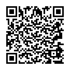 Codice QR per il numero di telefono +2693487380