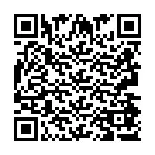 Código QR para número de telefone +2693487398