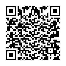 Código QR para número de telefone +2693487458