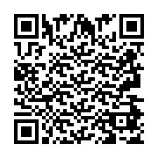 Codice QR per il numero di telefono +2693487508