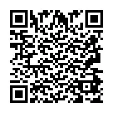 QR код за телефонен номер +2693487509