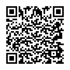 Codice QR per il numero di telefono +2693487518