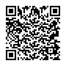 QR код за телефонен номер +2693487543