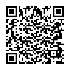 QR Code pour le numéro de téléphone +2693487608